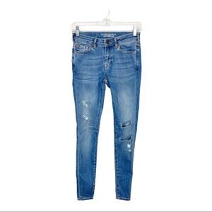 JACK WILLS Jeans Women W25 x L30 The Fernham Super Skinny British Flattering Y2K